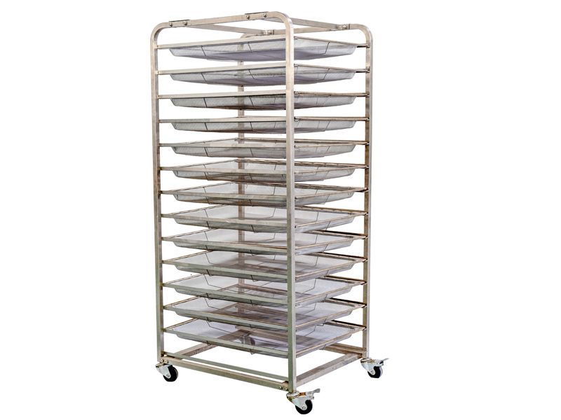 Drytech Stainless steel Trolley and trays