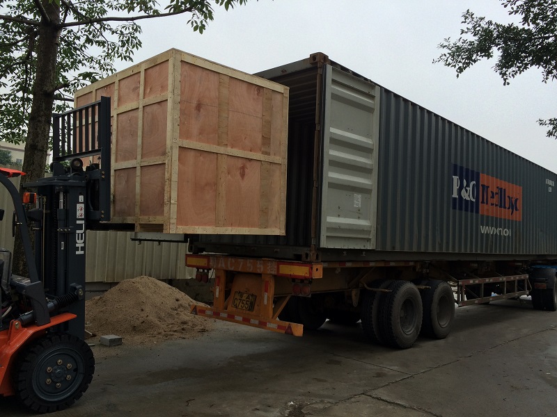 Drytech dryers loading container